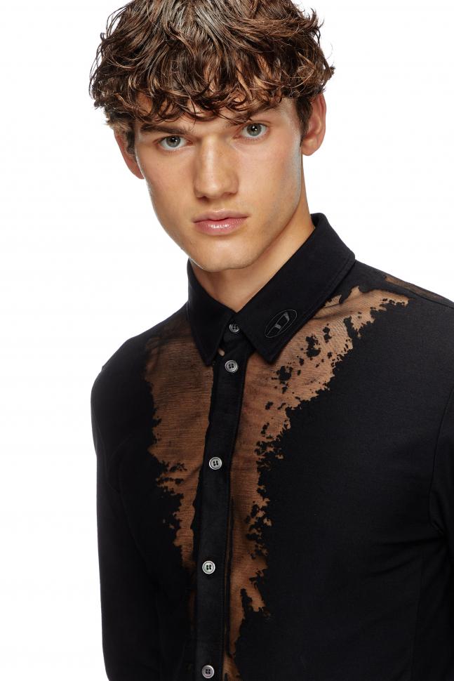S-SUN-PLAIN CAMICIA