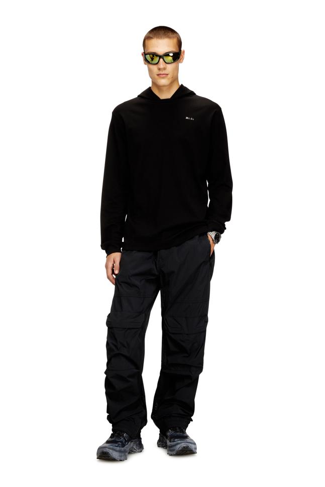 T-BILL-LS-HOOD-MET MAGLIETTA