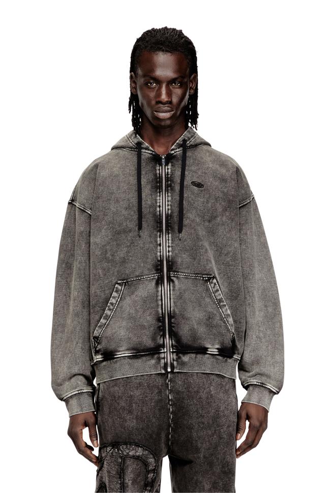 S-BOXT-HOOD-ZIP-DEN FELPA