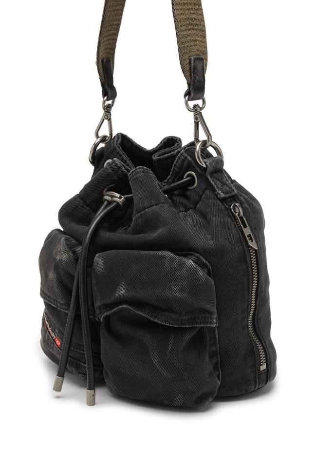 MULTI-PKTS BUCKET X SHOULDER BAG